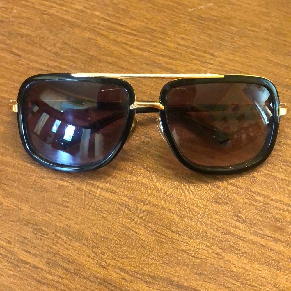 Dita Mach One gold rim sunglasses
